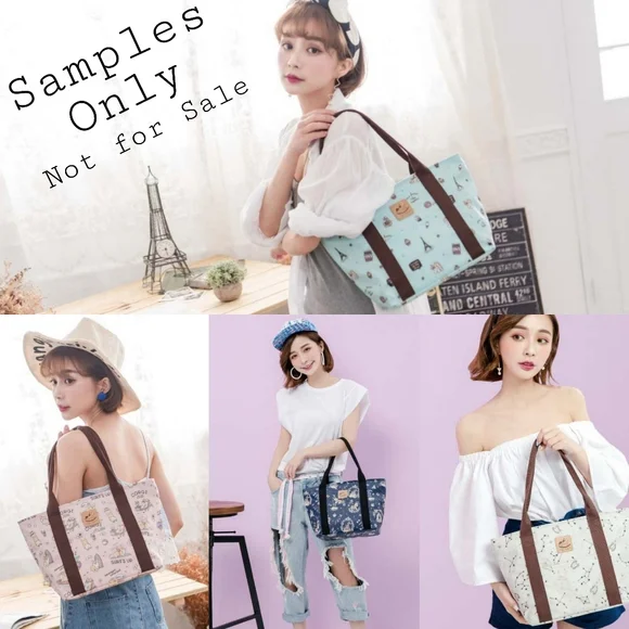 Waterproof Schnauzer Dumpling Tote Shoulder Bag Purse - Picture 5 of 10